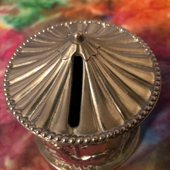 Vintage carousel, silver plated bank - Picture 3 of 5